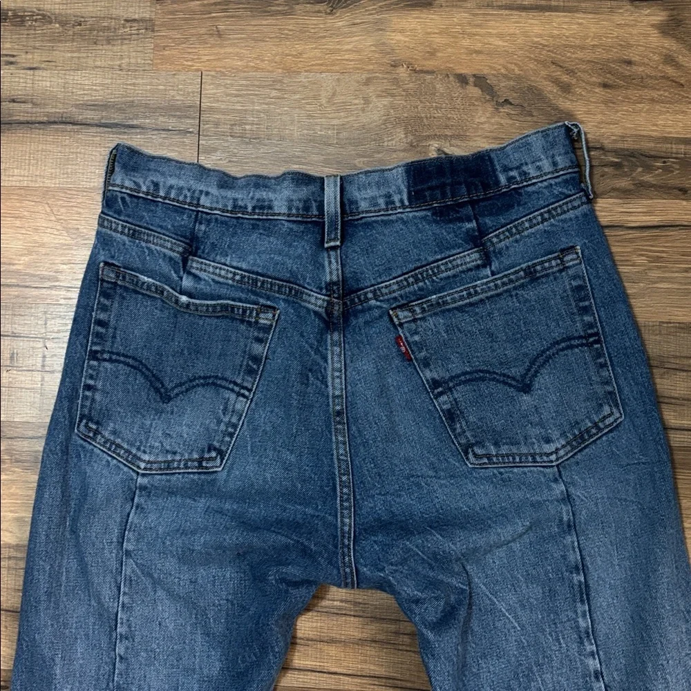 Levi’s Altered 29X28 Blue Denim Jeans Skinny Flattering Sexy Pants Bottoms Fly - Picture 9 of 10